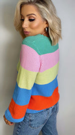 RAINA COTTON JUMPER - MULTI Knitwear Coco Boutique 