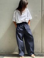 THE ELODIE TROUSERS - NAVY Bottoms, Jeans & Skirts Goldie S 