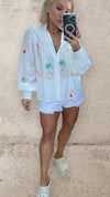 THE PALMA EMBROIDERED BLOUSE Coco Boutique 