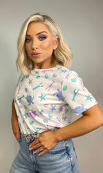 MARGO SEA COVE T-SHIRT - IVORY Tops & Jumpers Coco Boutique 