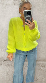 THE LUMINÉ MOHAIR CARDI- CITRINE Knitwear Goldie S 
