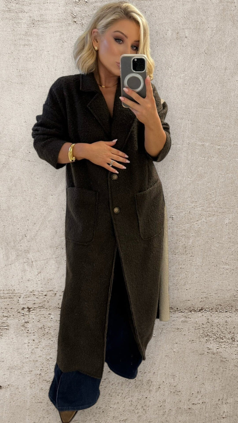 ‘BEING ME’ CHOCO COAT