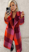 THE VALENCIA COAT - PINK/RED Coats & Blazers Neline 