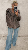 SIENNA LUXE JACKET - CHOCOLATE Coats & Blazers Lumana 