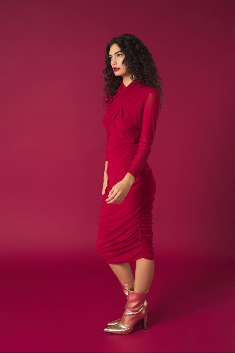 SCARLETT RUCHED DRESS Minueto 