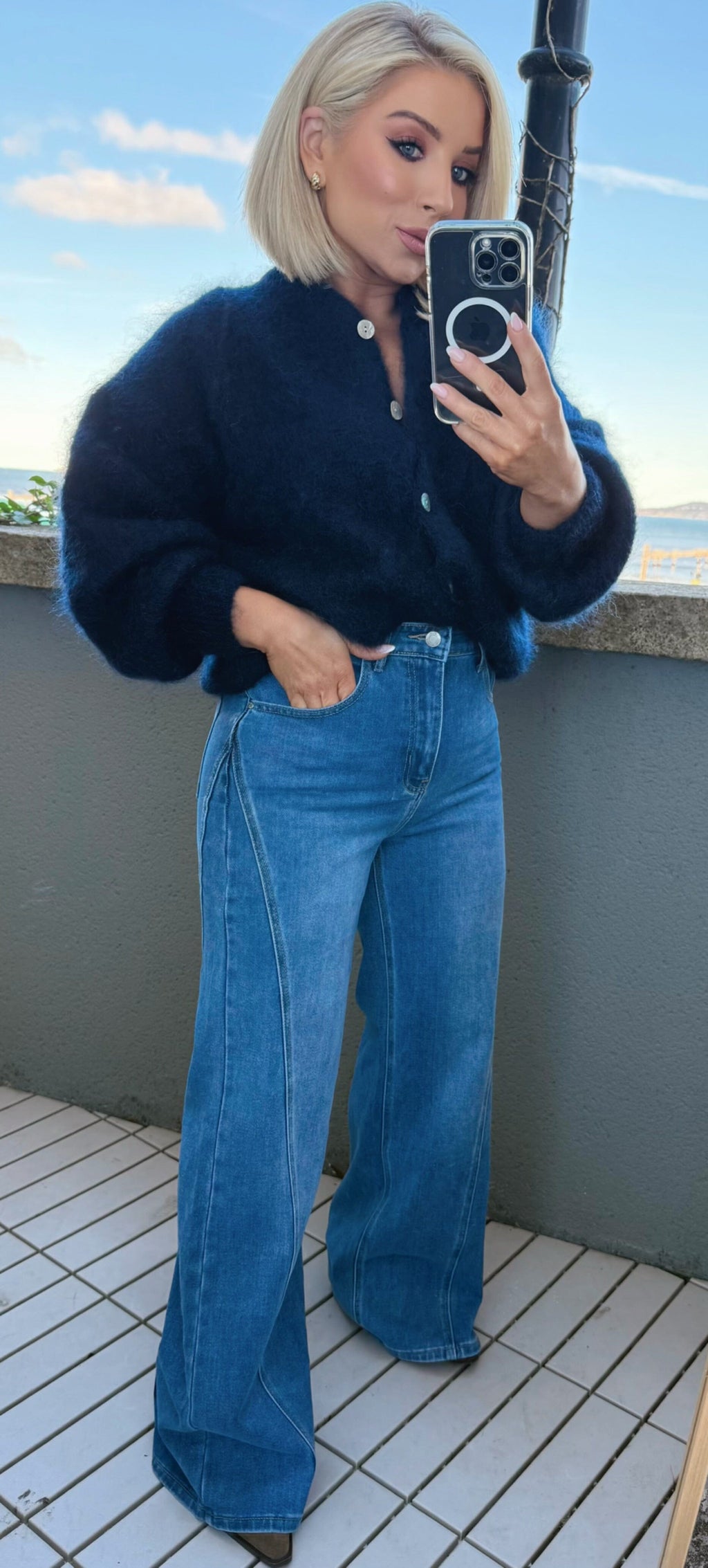 THE ANDY FLARE JEAN Bottoms, Jeans & Skirts Poly & Rose 