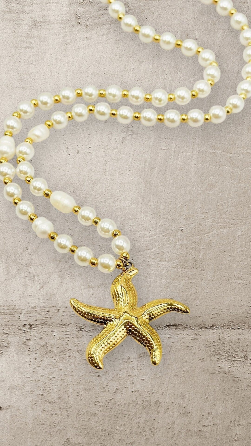 SANDY STARFISH NECKLACE Jewellery & Accessories Coco Boutique 