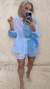 THE SORRENTO CO-ORD - BLUE Dresses Coco Boutique 
