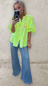 THE SOLEIL POP COTTON BLOUSE Tops & Jumpers Coco Boutique 
