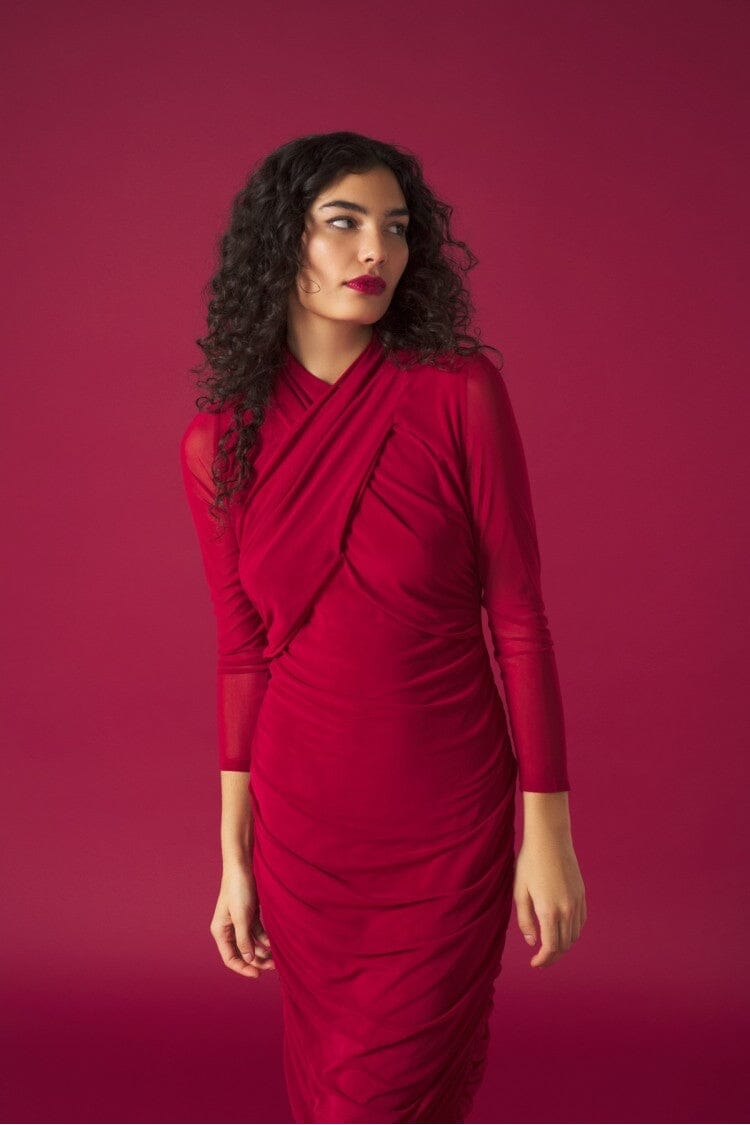 SCARLETT RUCHED DRESS Minueto 