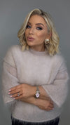 THE OPULENCE MOHAIR KNIT - BEIGE Knitwear Mayeli 