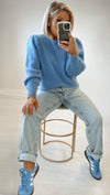 PETRA SUPER SOFT SWEATER - BABY BLUE Knitwear Gigi Lu 