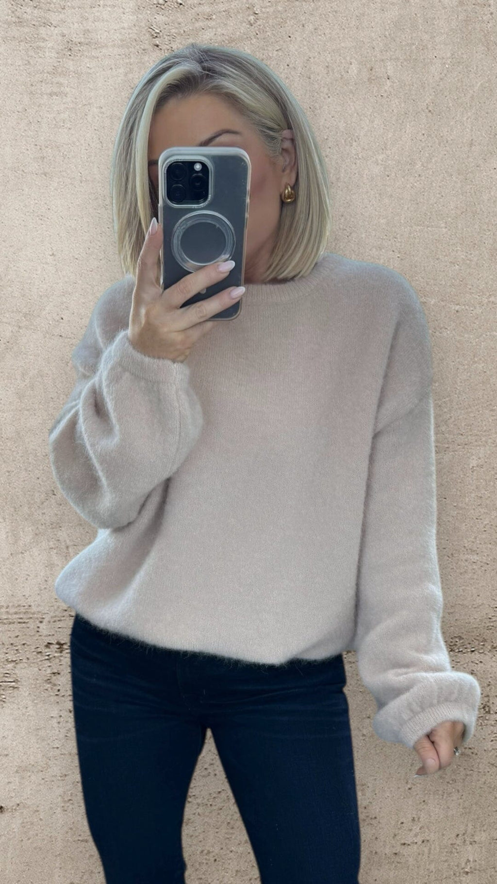 THE VIENNA KNIT - SOFT BEIGE Knitwear Gigi Lu 