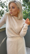 LILY KNIT SKIRT - BEIGE GOA GOA 
