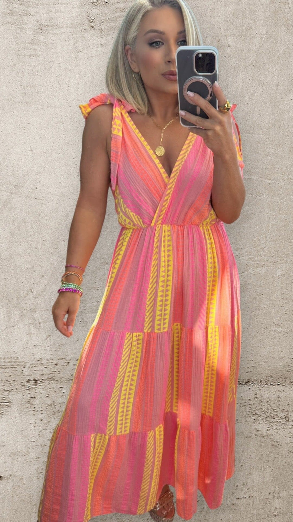 THE MARBELLA DRESS - CORAL Dresses Neline 