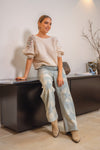 THE NIVEAH SWEATER - CREAM Tops & Jumpers Goldie S 