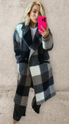 THE VALENCIA COAT - BLACK/CREAM Coats & Blazers Neline 