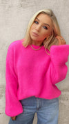 THE NEON DREAM KNIT - PINK Knitwear Gigi Lu 