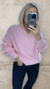 SEREN ALPACA SWEATER - BABY ROSE Knitwear Gigi Lu 