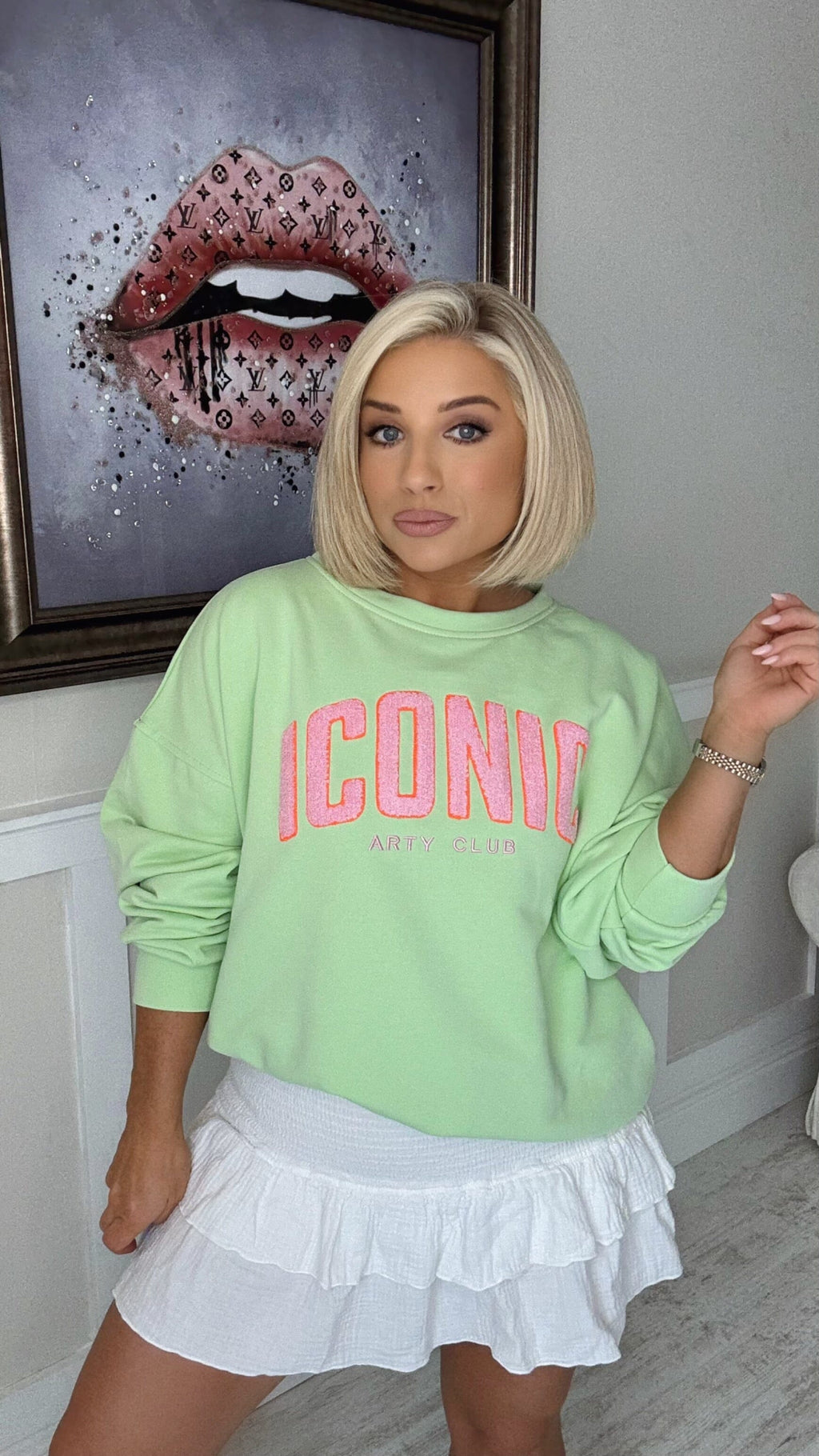 THE ICONIC SWEATSHIRT - MINT Sweatshirt Coco Boutique 