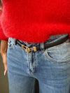 THE BELGRAVIA BELT - BLACK Jewellery & Accessories Goya 