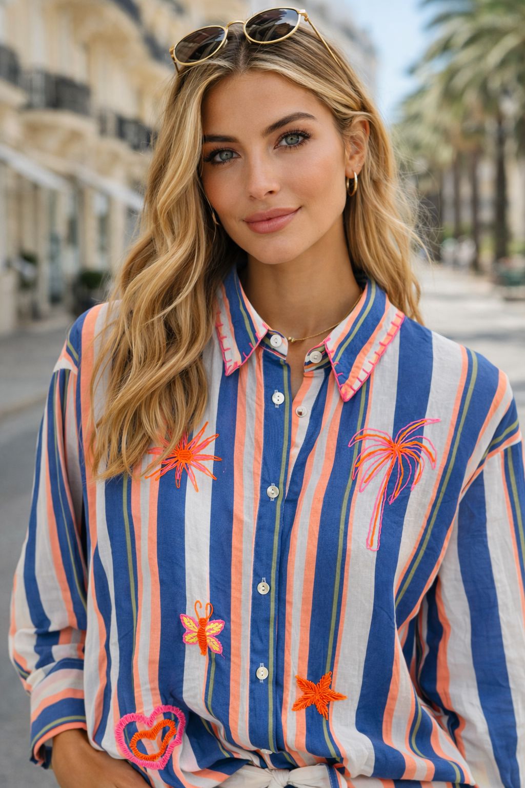 THE NEON PALM SHIRT Coats & Blazers Neline 