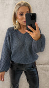 THE STORME KNIT - DARK GREY Knitwear Gigi Lu 