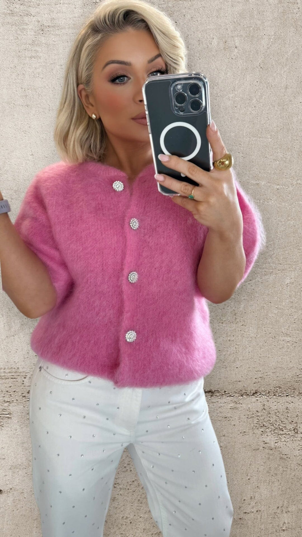 THE LUMIÉRE KNIT - PINK Knitwear Coco Boutique 