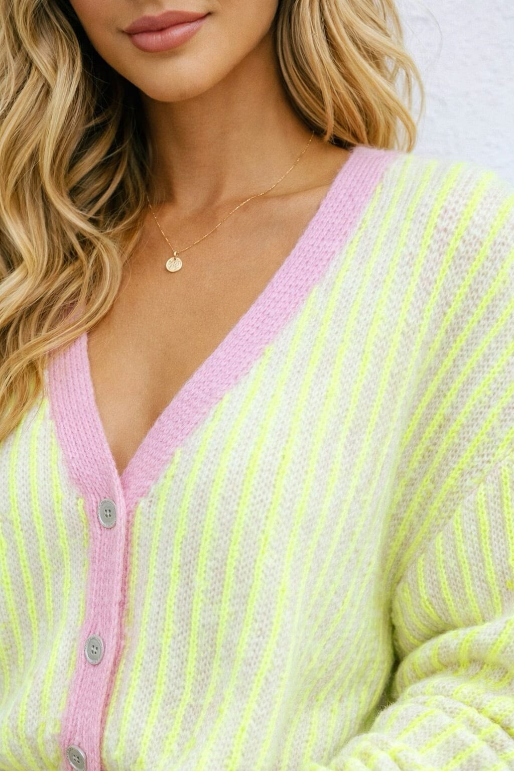 LIMONCELLO STRIPE CARDI Coats & Blazers Avril Vin 