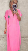 THE PALOMA PALM DRESS Dresses Coco Boutique 