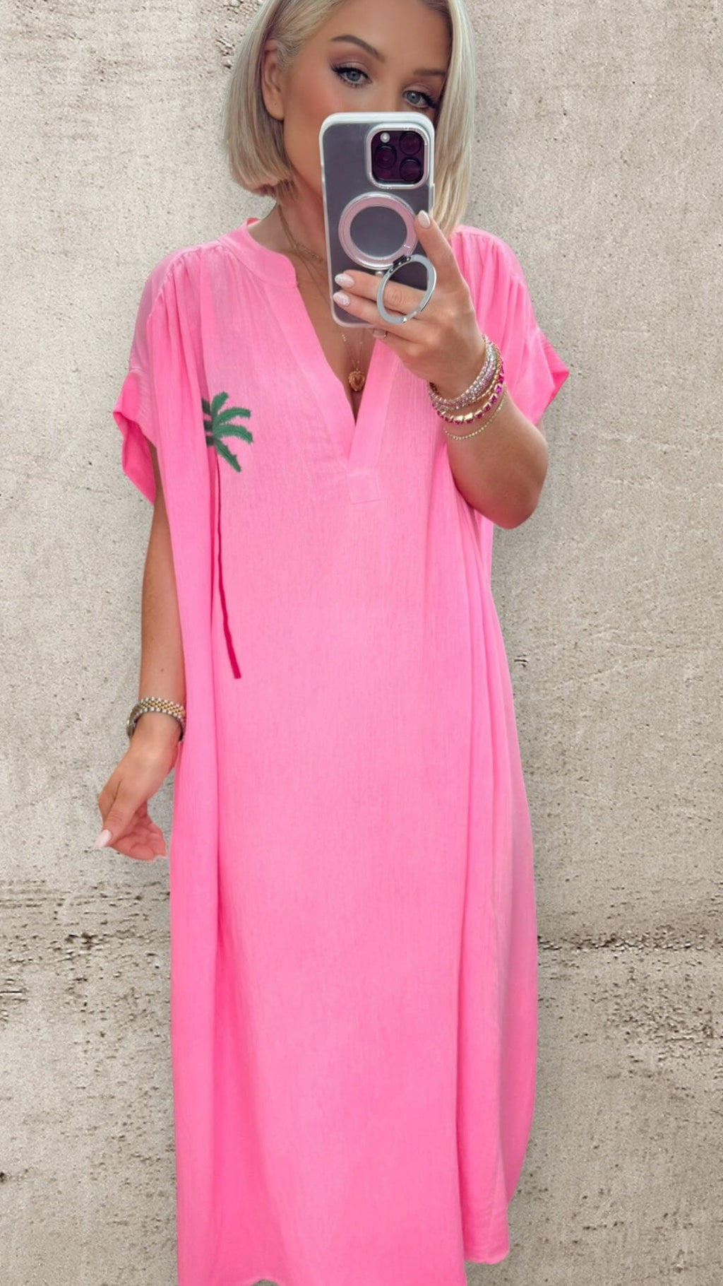 THE PALOMA PALM DRESS Dresses Coco Boutique 