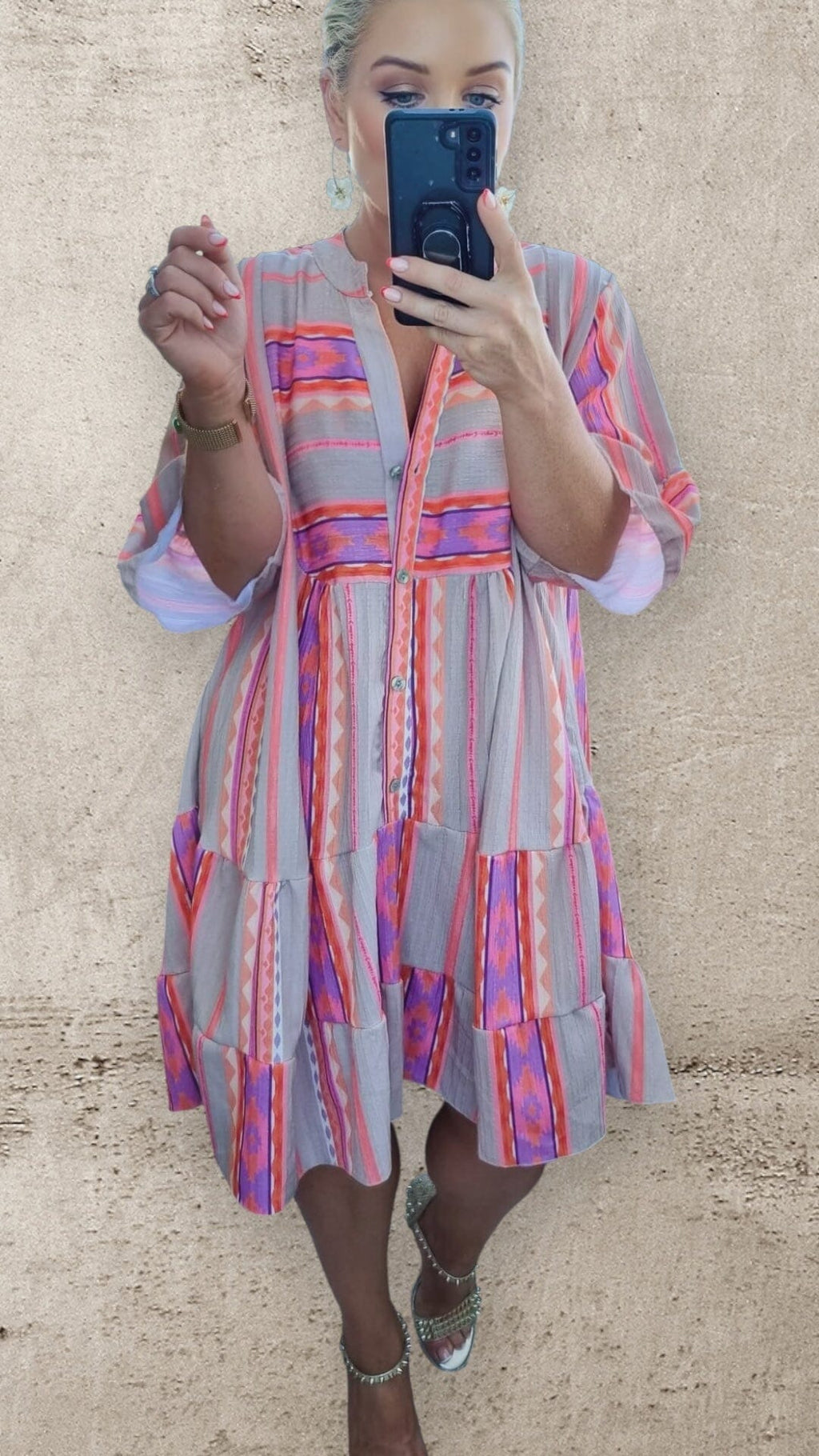 THE MARBELLA DRESS - BEIGE Dresses Coco Boutique 
