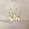 THE OLIVIA PEARL HOOPS Jewellery & Accessories Coco Boutique 