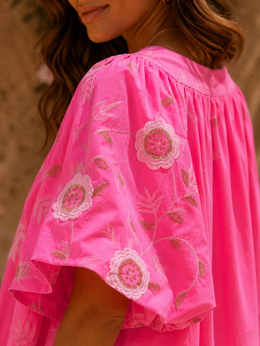 THE FLEUR SOLEIL DRESS - PINK Dresses Neline 