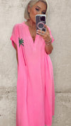 THE PALOMA PALM DRESS Dresses Coco Boutique 
