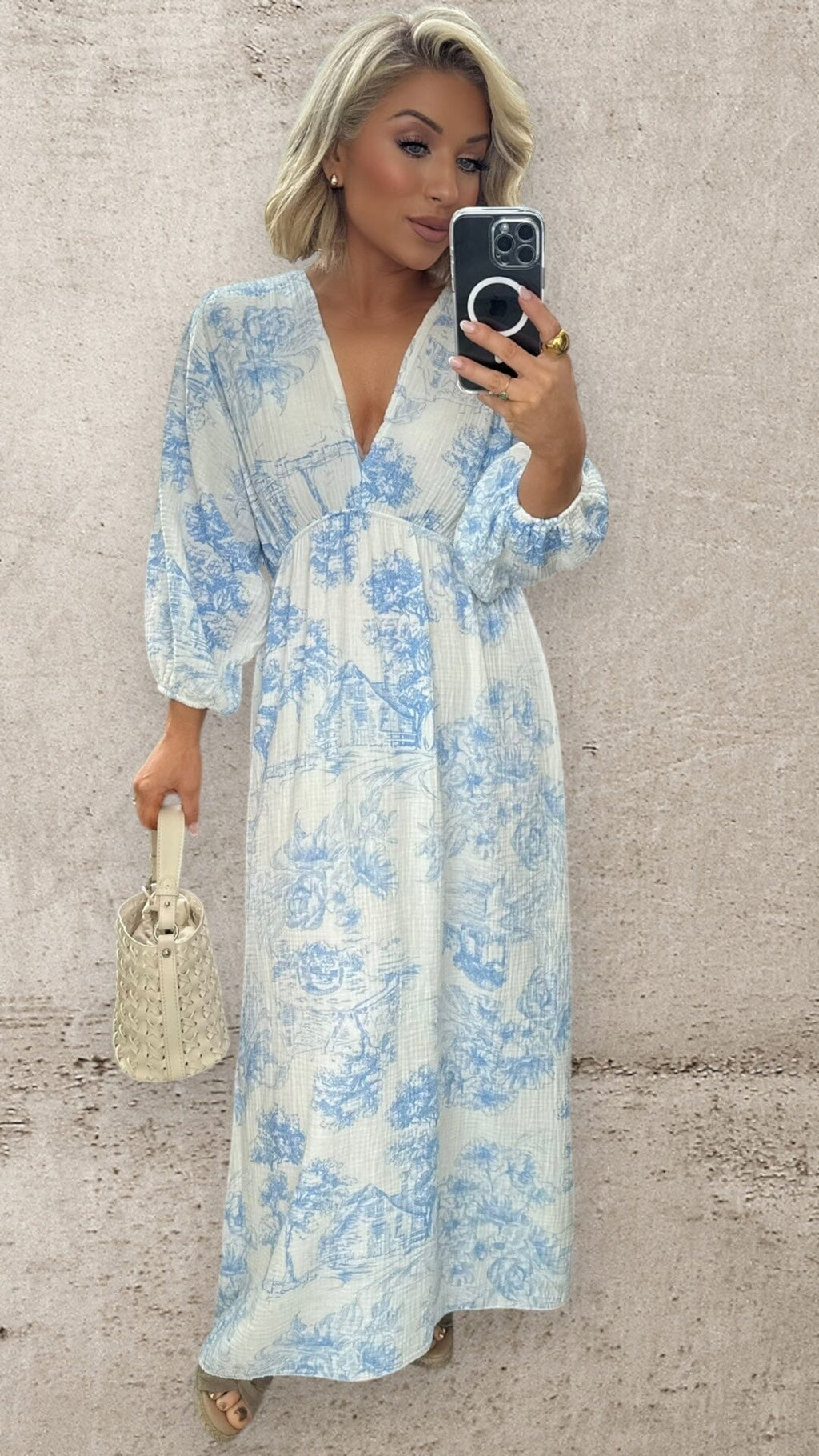 THE WILLOW DRESS - SKY BLUE Dresses Noeline 