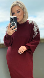 THE AMARA MAXI DRESS - BORDEAUX Dresses White Piece 
