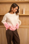 THE ELODIE BLUSH KNIT Knitwear Goldie S 
