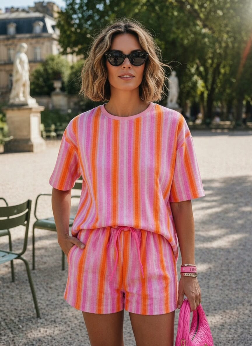 THE AMALFI CANDY CO-ORD Coats & Blazers Avril Vin 