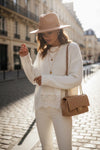 THE PARISIENNE LACE TRIM KNIT - CREAM Coats & Blazers Goldie S 