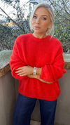 THE FESTIVE DREAM KNIT - RED Knitwear Gigi Lu 