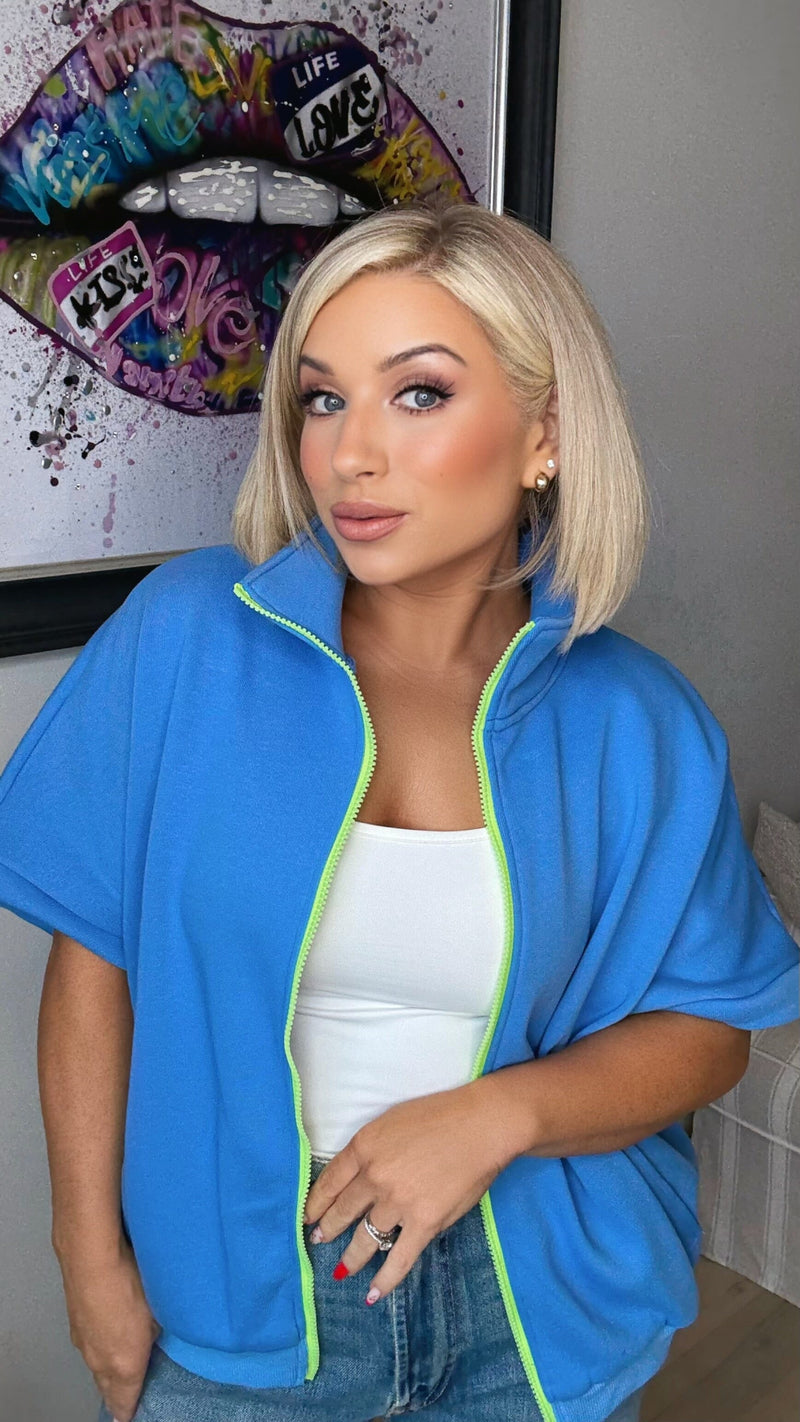 THE VOLT JACKET - ELECTRIC BLUE ⚡️ Coats & Blazers Me & Coz 