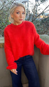 THE FESTIVE DREAM KNIT - RED Knitwear Gigi Lu 