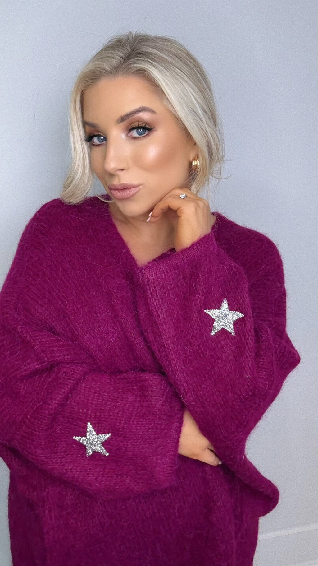 THE BERRY STARLIGHT CARDI Knitwear Gigi Lu 