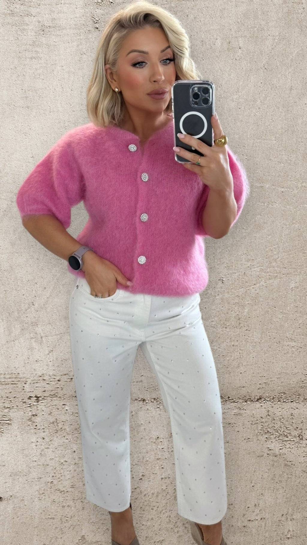THE LUMIÉRE KNIT - PINK Knitwear Coco Boutique 