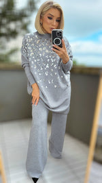 THE LUXE LEOPARD CO-ORD Co-ord set White Piece 