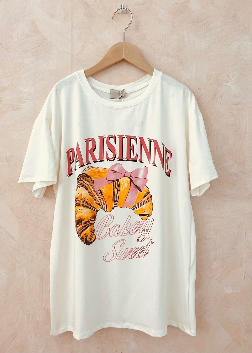 PARIS PASTRY T-SHIRT- CREAM Tops & Jumpers LUMIN 
