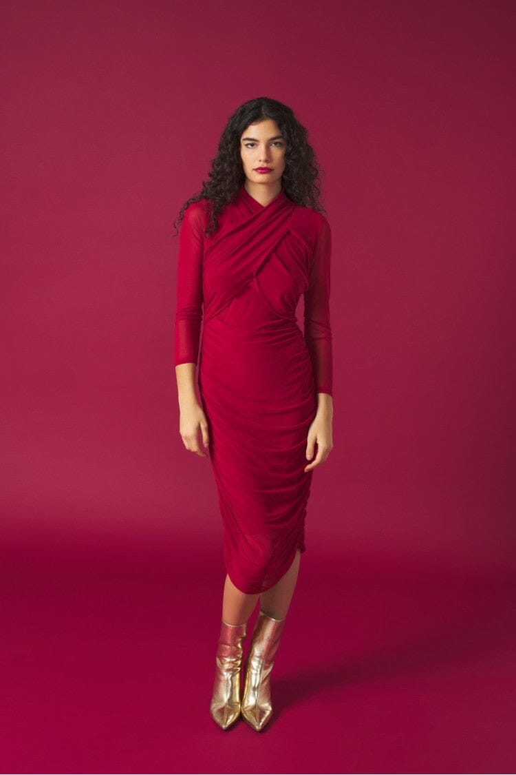 SCARLETT RUCHED DRESS Minueto 