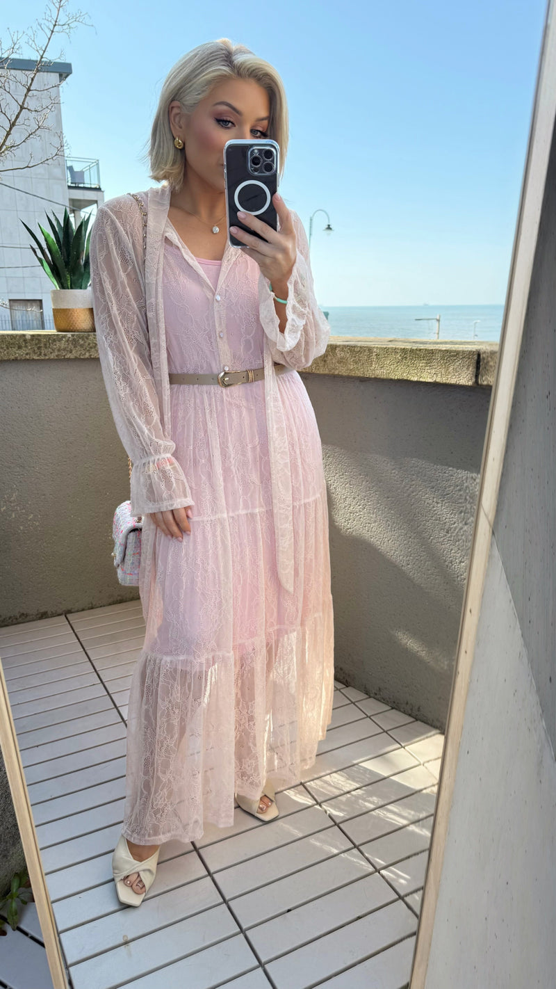 BLUSH ROMANCE LACE MAXI Dresses Noeline 