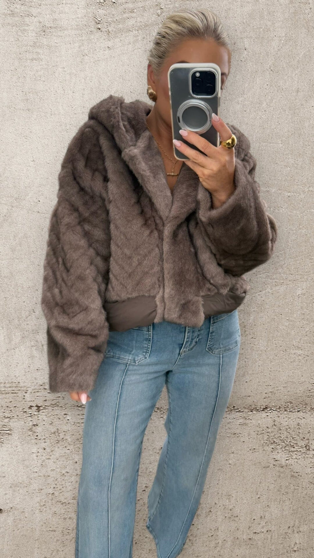SIENNA LUXE JACKET - CHOCOLATE Coats & Blazers Lumana 